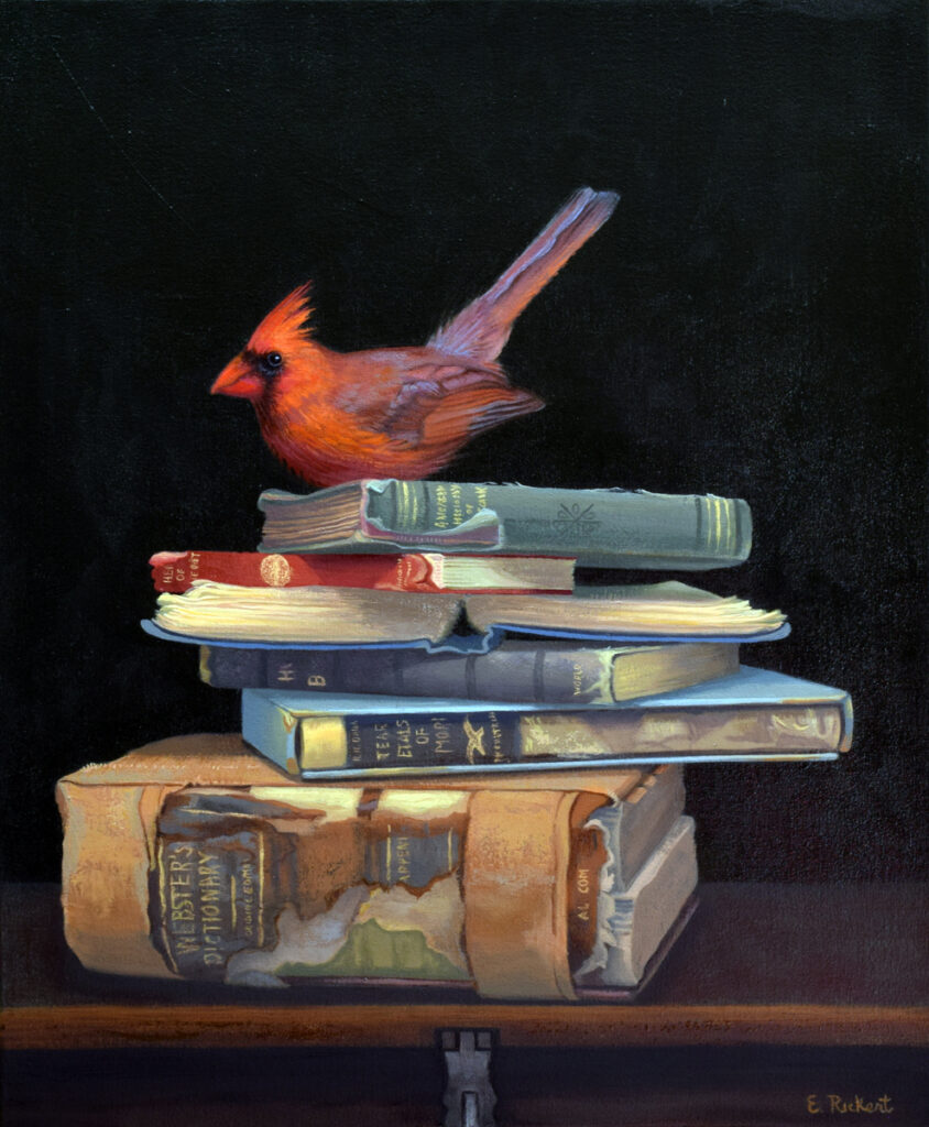 Knowledge II - Oil on Canvas, 24"x24"x1.5"