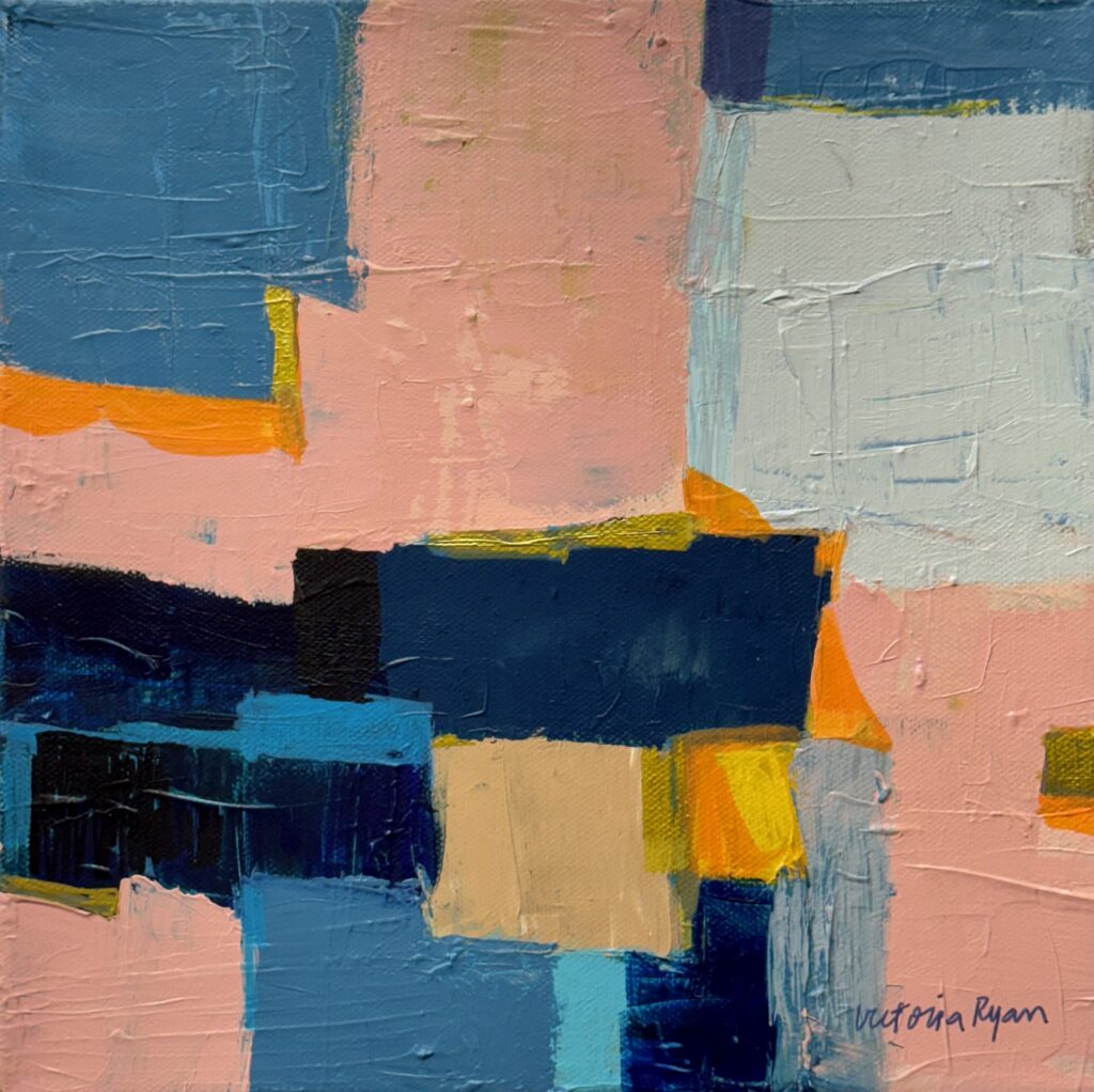 VictoriaRyan_WantingADog.jpg - Acrylic and Acrylic Pen on Canvas, 10"x10"x1.5"